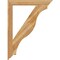 Ekena Millwork Funston Traditional Rough Sawn Bracket, Western Red Cedar, 4"W x 36"D x 48"H BKT04X36X48FST01RWR - alternate 2